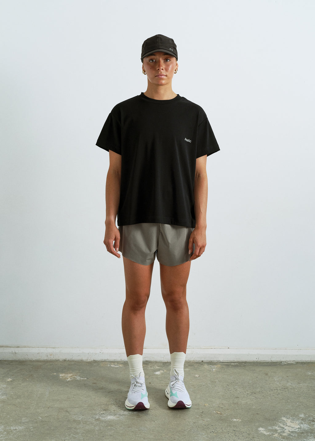 Black Monogram Core Tee