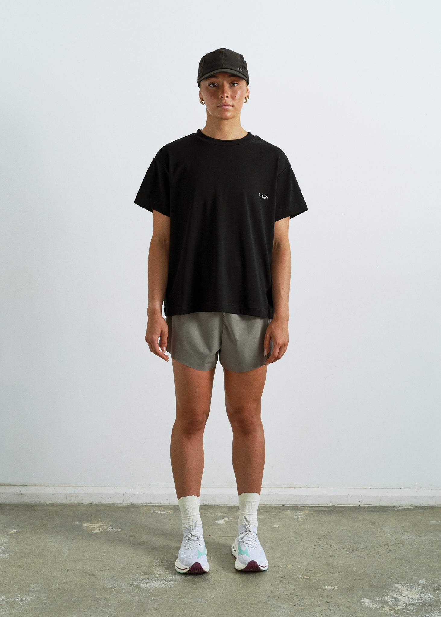 Black Monogram Core Tee