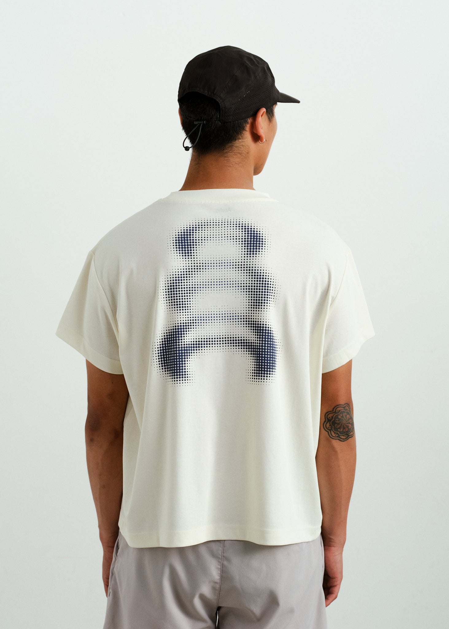 Bone Monogram Core Tee