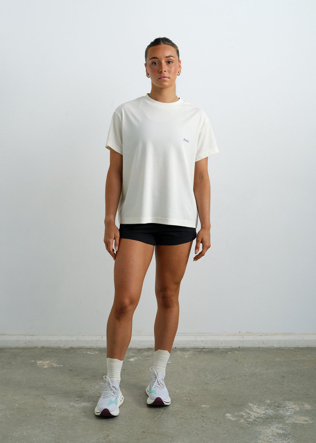 Bone Monogram Core Tee